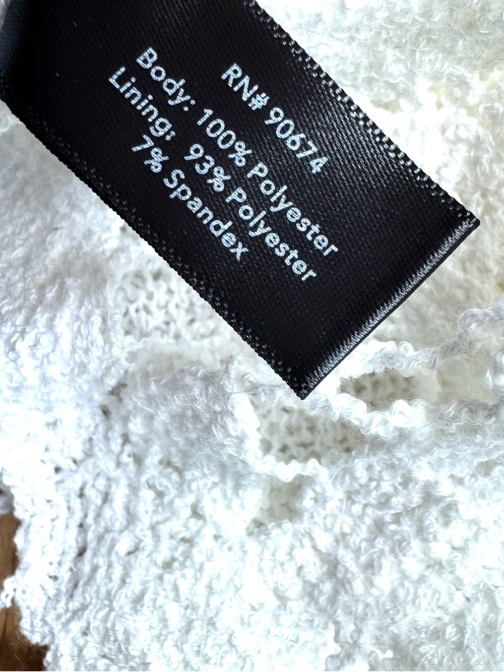 BOSTON PROPER White Crocheted Sleeveless Sweater Top S - Picture 6 of 6